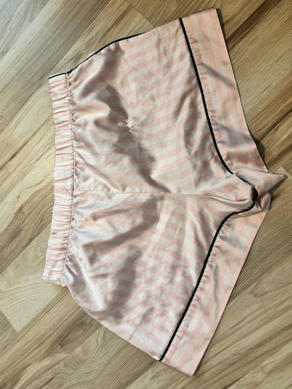 Victoria’s Secret Satin Stripe Cami & Short PJ Set